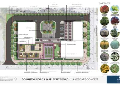 Doughton Road and Maplecrete Road Landscape Concept